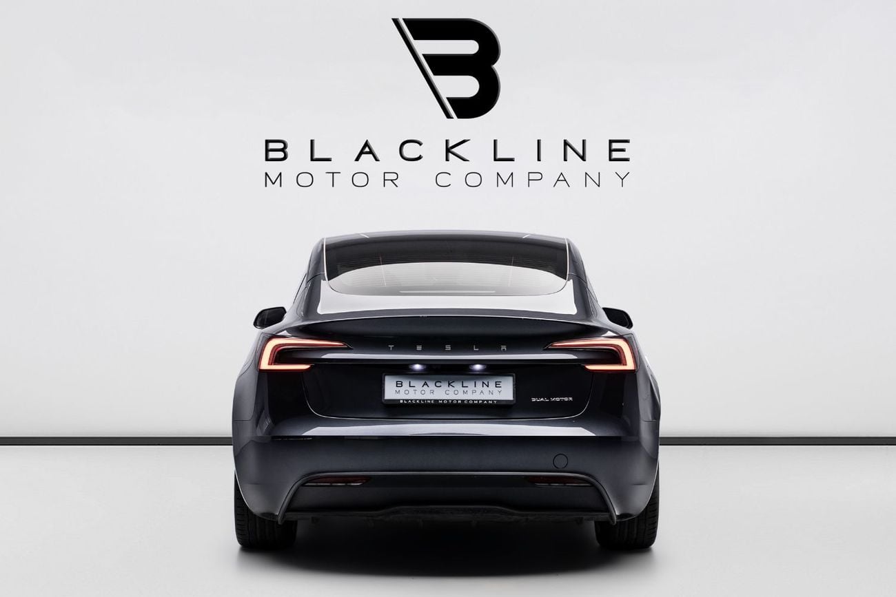 Tesla Model 3 LONG RANGE BUY NOW, PAY 2027 | THE BLACKLINE STANDARD | Tesla Warranty February 2028, GCC, Low KM's