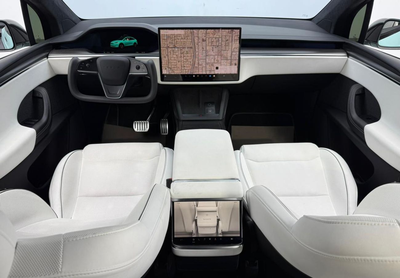 Tesla Model X Plaid (AWD) 2023 Tesla Model X ,Tesla Warranty Battery&Drive Unit Warranty+Full Service History ,GCC