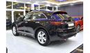 Infiniti QX70 EXCELLENT DEAL for our Infiniti QX70 ( 2014 Model ) in Black Color GCC Specs