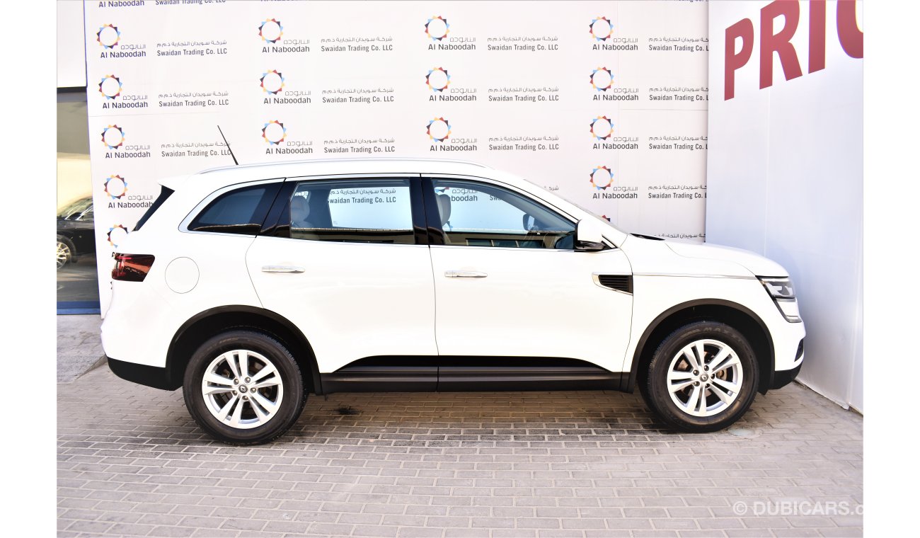 رينو كوليوس 2.5L PE 4WD 2018 GCC SPECS DEALER WARRANTY