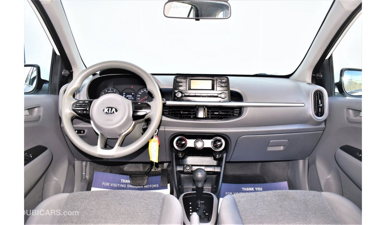 Kia Picanto AED 704 PM | 1.2L LX GCC WARRANTY