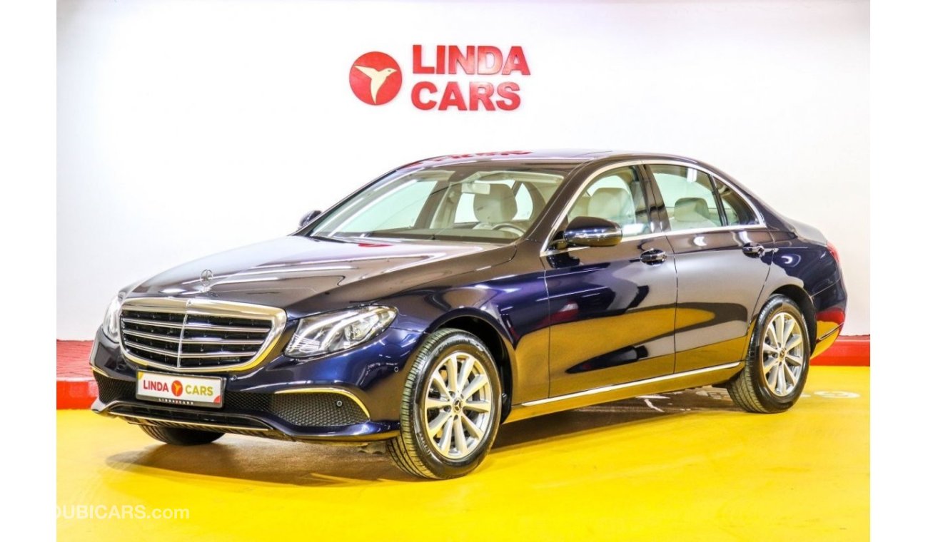 مرسيدس بنز E200 Mercedes Benz E200 2019 GCC under Warranty with Zero Down-Payment.