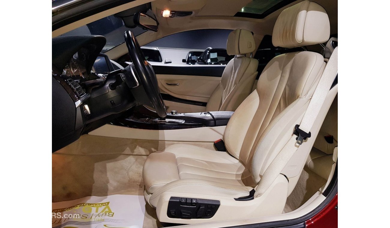 بي أم دبليو 640i "RESERVED" 2012 BMW 640i Coupe, Service History, GCC