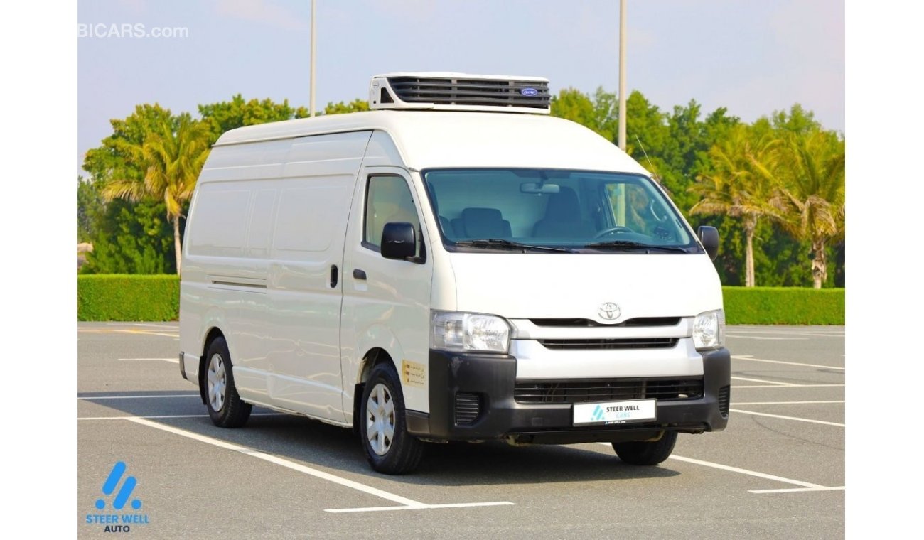 Toyota Hiace GL - High Roof LWB 2018 Carrier Freezer Van 2.7L RWD Petrol M/T - GCC - Low Mileage - Book Now