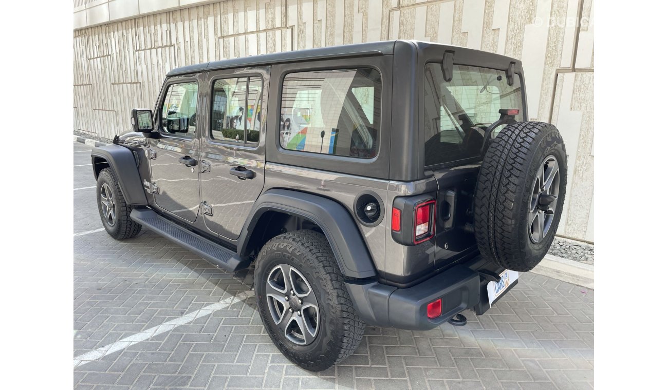 Jeep Wrangler 3.6L | UNLIMITED SPORTS|  GCC | EXCELLENT CONDITION | FREE 2 YEAR WARRANTY | FREE REGISTRATION | 1 Y