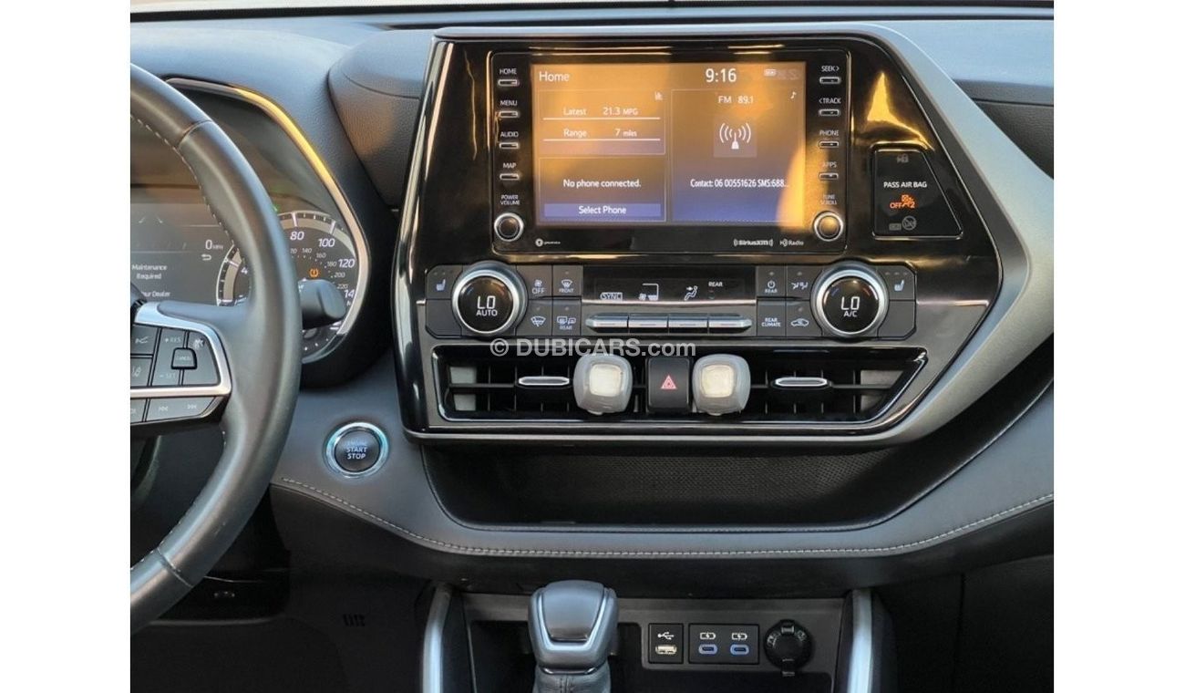 Toyota Highlander 2021 XLE FULL OPTION VIP INTERIOR V6 AWD USA IMPORTED- UAE PASS AND FOR EXPORT!!