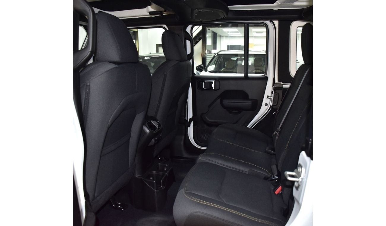 Jeep Wrangler EXCELLENT DEAL for our Jeep Wrangler Unlimited SPORT 2.0L ( 2024 Model ) in White Color GCC Specs