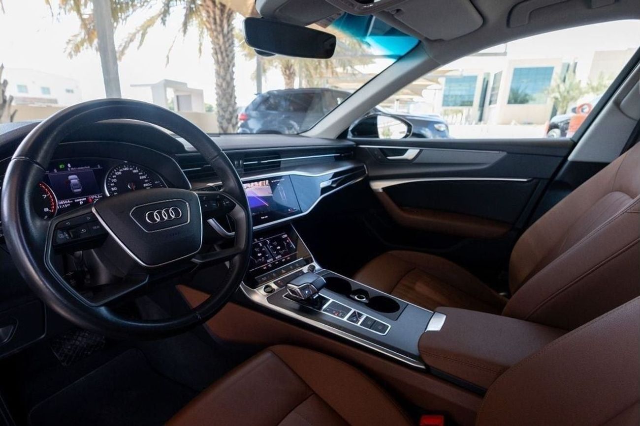 أودي A6 40 TFSI 2.0L Audi A6 40TFSI 2022 GCC under Warranty with Flexible Down-Payment.