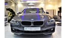 BMW 320i i 32000 KM ONLY 2016 Model in Grey color GCC SPECS