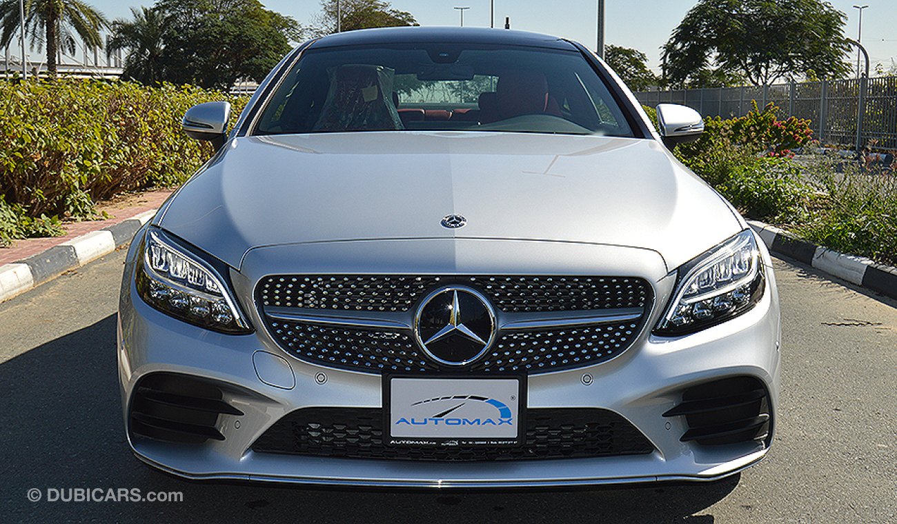 Mercedes-Benz C 300 Coupe 2019 AMG Luxury, 2.0L I-4 GCC, 0km with 3 Years or 100,000km Warranty