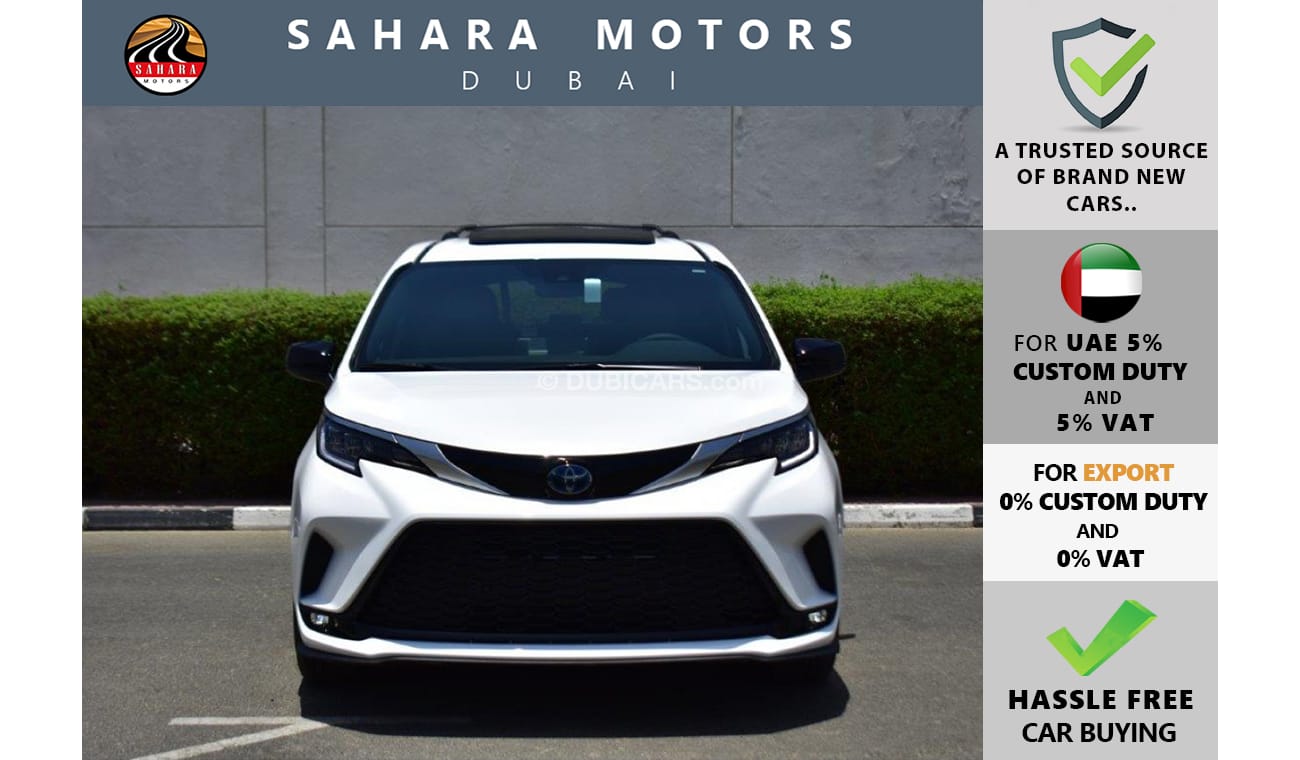 Toyota Sienna XSE Hybrid 2.5L AWD 7-Seater Automatic-EURO 6