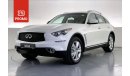 إنفينيتي QX70 Luxury / Luxe Sensory | سنة ضمان مجانية | نسبة التمويل 1.99% | خالية من أضرار الفيضانات