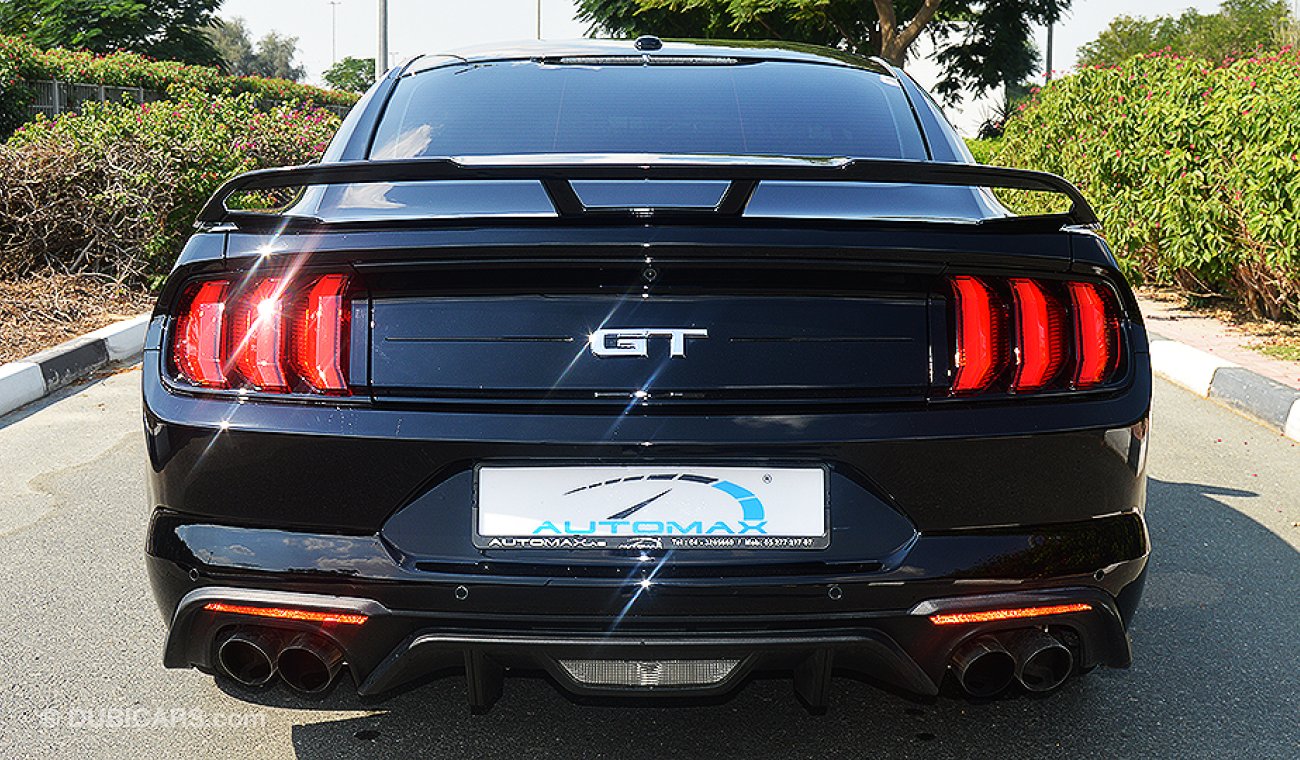 Ford Mustang 2019 GT Premium, Digital Cluster, 5.0L V8 GCC with Warranty and Service at Al Tayer