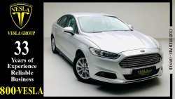 Ford Fusion GCC + FULL OPTION + LEATHER SEATS + NAVIGATION + PUSH START / UNLIMITED MILEAGE WARRANTY /622 DHS PM
