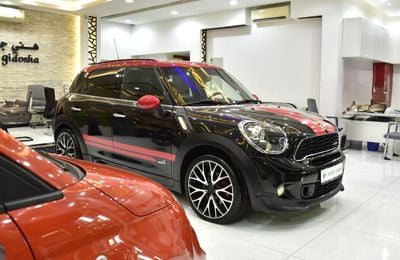 Mini John Cooper Works Countryman EXCELLENT DEAL for our Mini Countryman John Cooper Works ( 2014 Model ) in Black Color GCC Specs