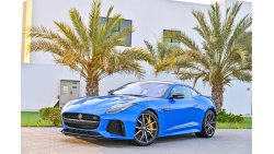 Jaguar F-Type SVR 5.0L V8 | BRAND NEW | 6,639  P.M | 0% Downpayment | Full Option | Exceptional Condition