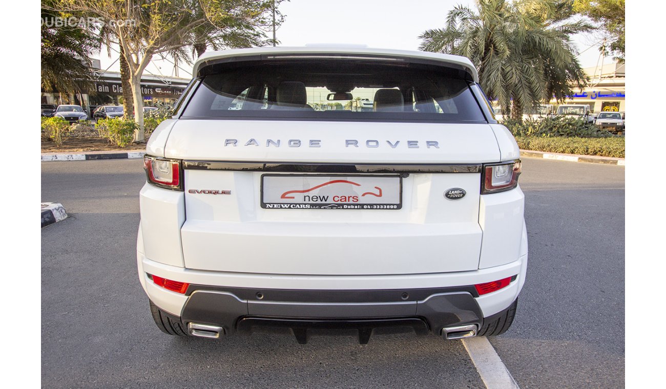 Land Rover Range Rover Evoque RANGE ROVER EVOQUE - 2016 - GCC - ZERO DOWN PAYMENT - WARRANTY TIL 2021 - FREE SERVICE ON 120000KM
