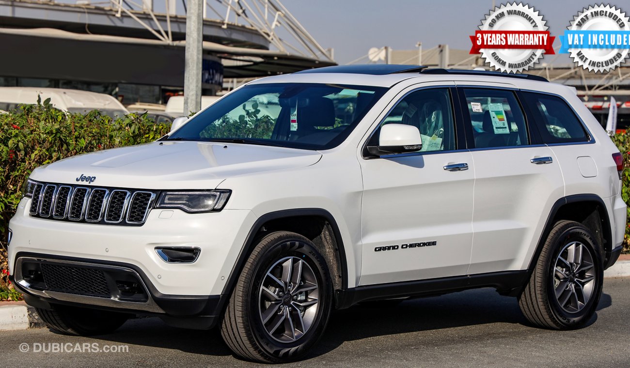 Jeep Grand Cherokee Limited V6 3.6L W/ 3Yrs or 60K km Warranty @ Official Dealer.