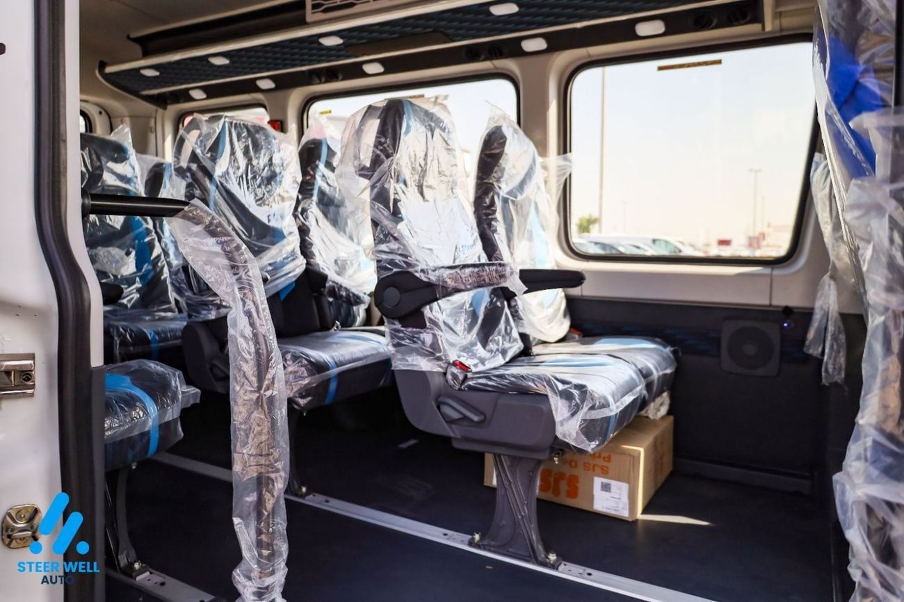 فورس أوربانيا 2026 GCC Specs | 14-Seater | 2.6L Turbo DSL |  High Roof | 5 Speed MT | Passenger Van | For Export