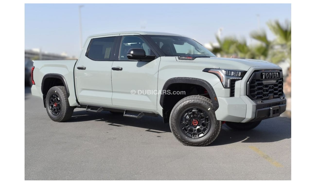 تويوتا تاندرا 2022 MODEL: TOYOTA TUNDRA TRD PRO HYBRID 3.5L (LUNAR ROCK COLOR)
