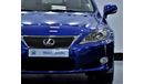 Lexus IS300 EXCELLENT DEAL for our Lexus IS 300C ( 2013 Model ) in Blue Color GCC Specs