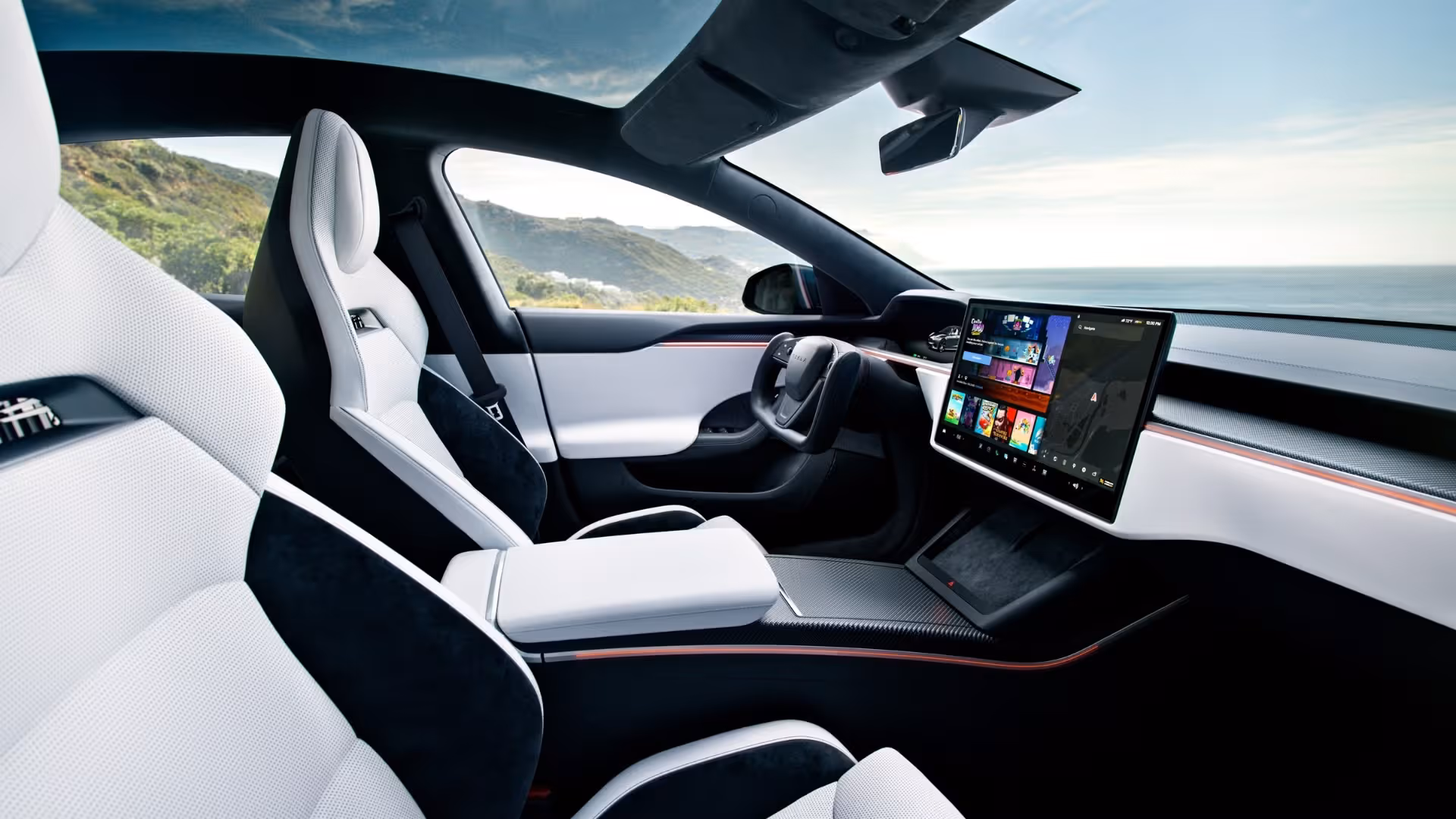 Tesla Model S interior - Cabin