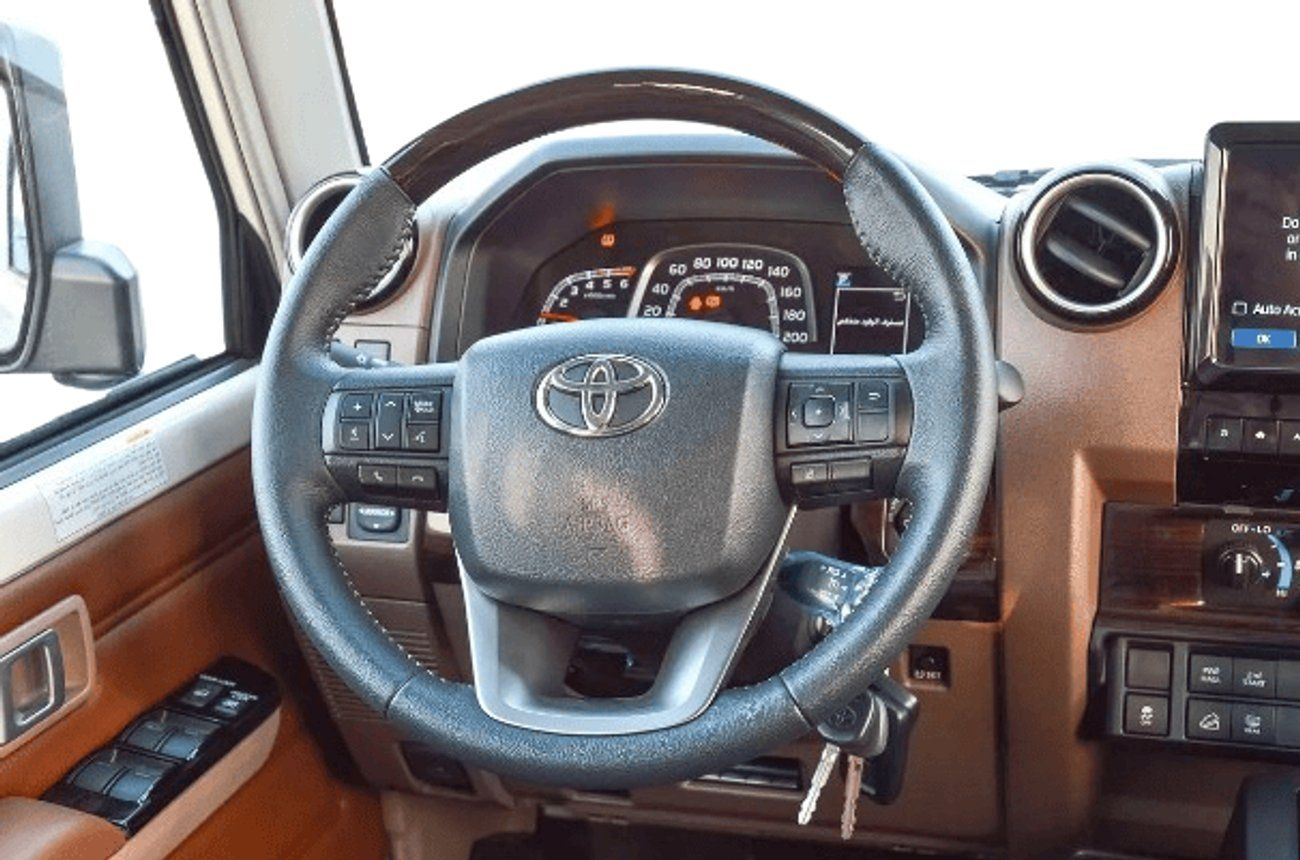 Toyota Land Cruiser 70 TLC76 DSL ECTMQM001 – 2026 5 Doors Hardtop - 2.8L Diesel Auto White with Tan Interior