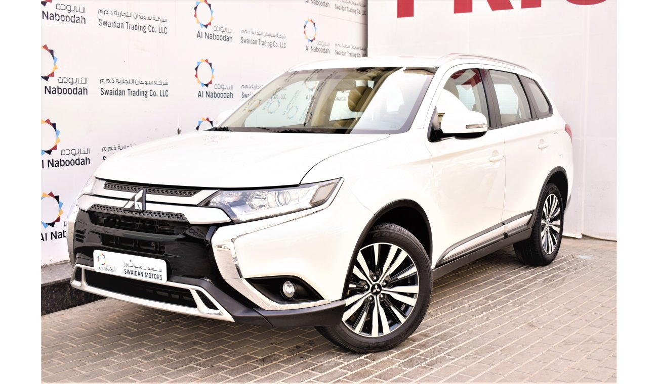 Mitsubishi Outlander | AED 1566 PM | 0% DP | 2.4 GLX 7 SEATER 2020 GCC DEALER WARRANTY