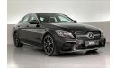 مرسيدس بنز C200 Premium (AMG Line) | سنة ضمان مجانية | نسبة التمويل 1.99% | خالية من أضرار الفيضانات