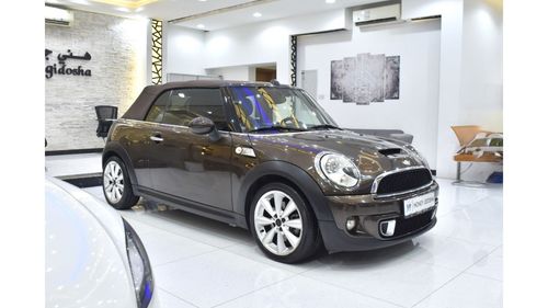 Mini Cooper S EXCELLENT DEAL for our Mini Cooper S Convertible ( 2011 Model ) in Brown Color GCC Specs