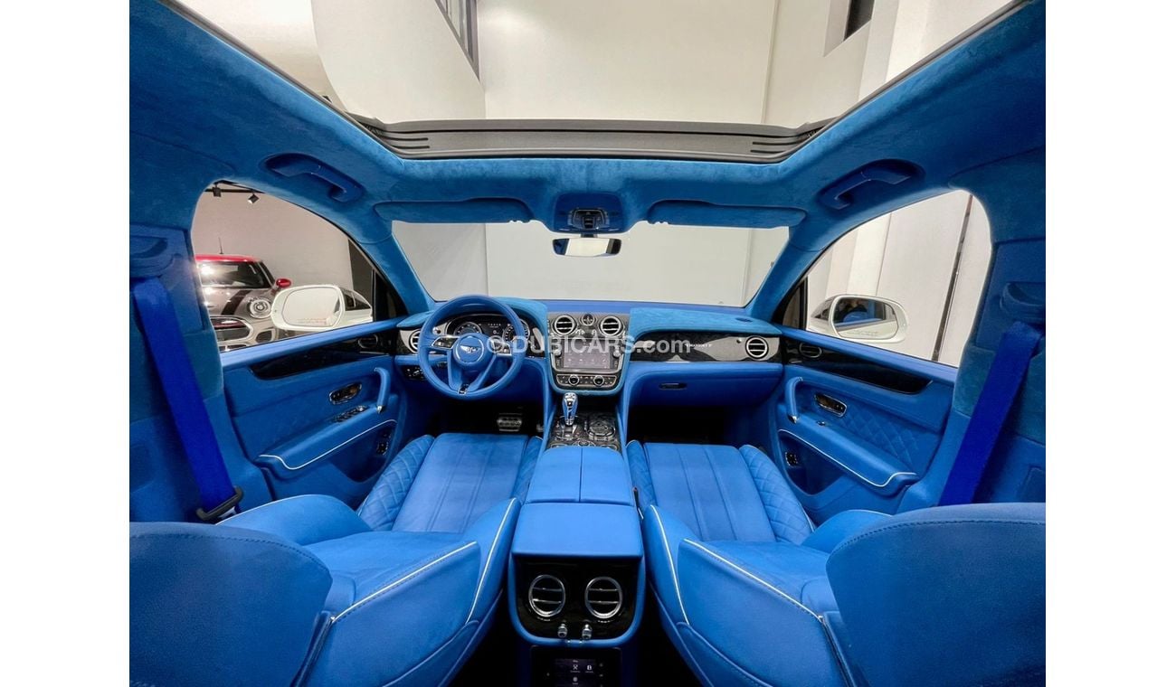 Bentley Bentayga Special Edition 2017 Bentley Bentayga Mansory W12, Only 1 in UAE Special Blue Interior, Full History