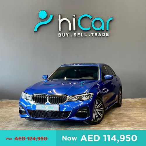 BMW 330i AED 1,762pm • 0% Downpayment • 330i M Sport • Agency Warranty & Service Contract