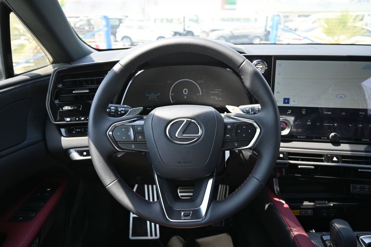 لكزس RX 500h F SPORT PERFORMANCE Lexus RX500h F-Sport 2.4L Turbo + Hybrid, AWD Model 2025 Color White