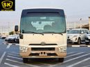 Toyota Coaster 2.7L PETROL M/T DUAL TONE / 23 SEATER /AUTO DOOR/HLF LUGGAGE RACK/CODE#COPB