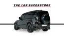 Land Rover Defender 110 X P400 GCC-Black Pack-22 Inch KHAN Rims-High Specifications