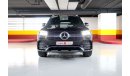 مرسيدس بنز GLE 450 RESERVED ||| Mercedes Benz GLE 450 4MATIC 2019 GCC under Agency Warranty with Flexible Down-Payment.