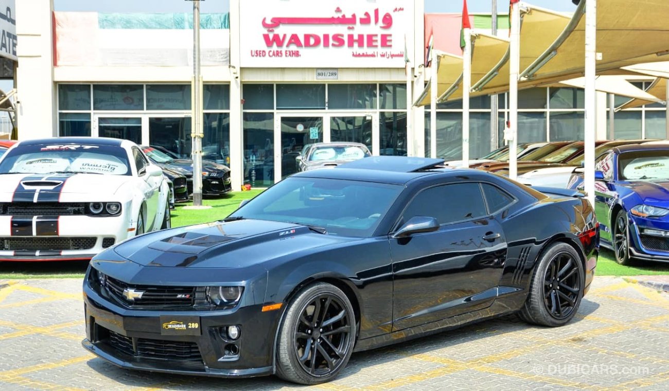 شيفروليه كامارو Camaro ZL1 Supercharged V8 6.2L 2015/GCC/FullOption/ Alcantara Lether Interior/ Very Good Condition