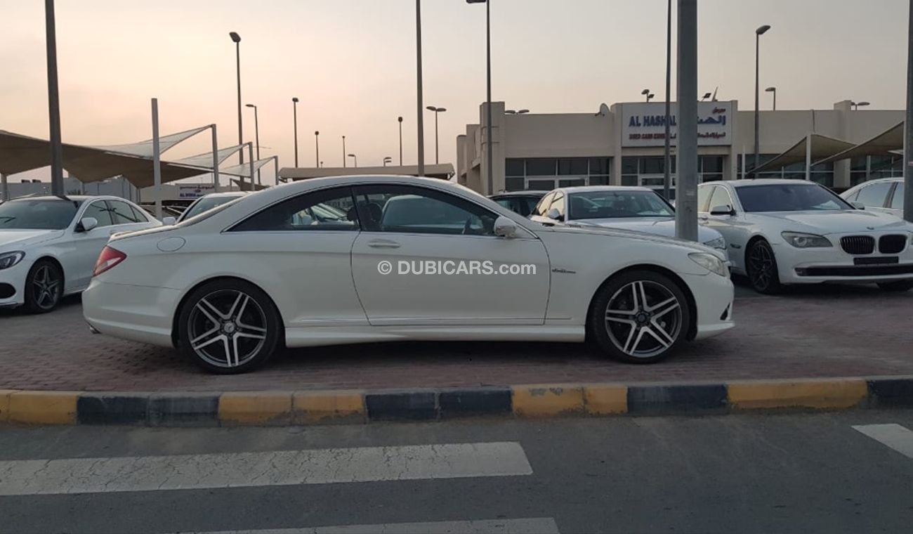 مرسيدس بنز CL 500 موديل 2008 خليجي كت 63AMG فل اوبشن فتحه وجلد ونفيجشن ونيت فيجن وردار وتحكم كهربي الموتر مسرفس بالكام