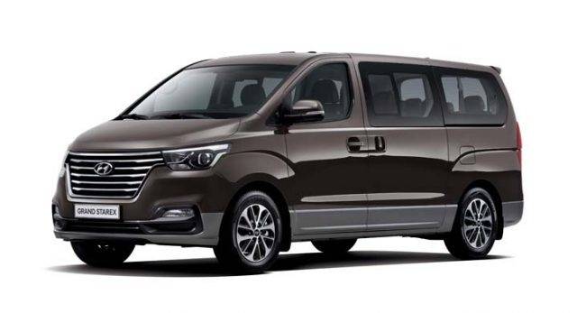 Hyundai H-1 cover - Front Left Angled