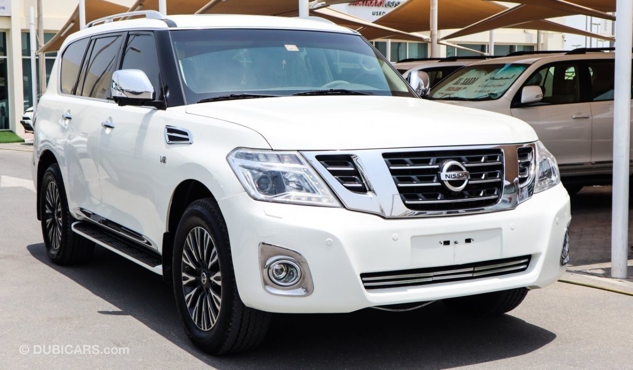 نيسان باترول Nissan Patrol Platinum 5.6L | Full Nissan Service | 8 Seater | GCC