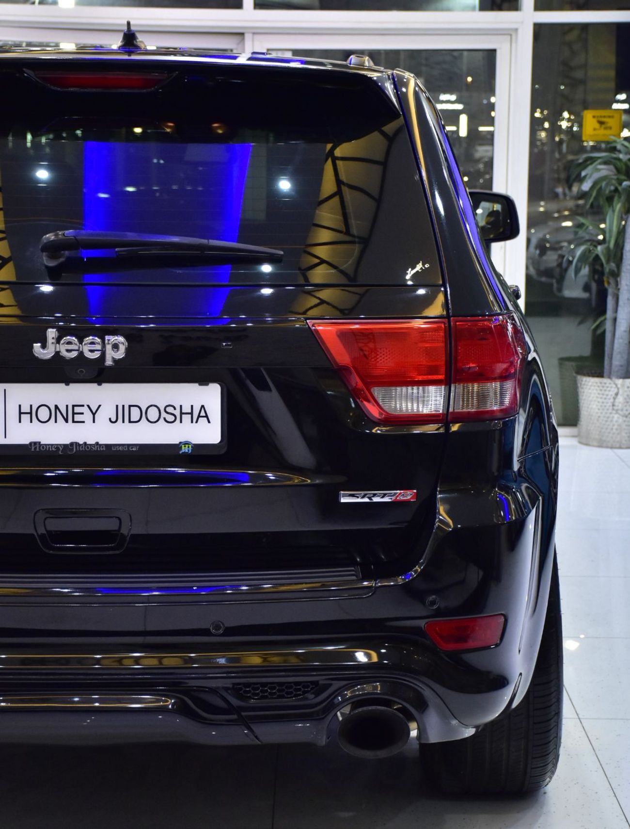 جيب جراند شيروكي EXCELLENT DEAL for our Jeep Grand Cherokee SRT8 ( 2012 Model ) in Black Color GCC Specs