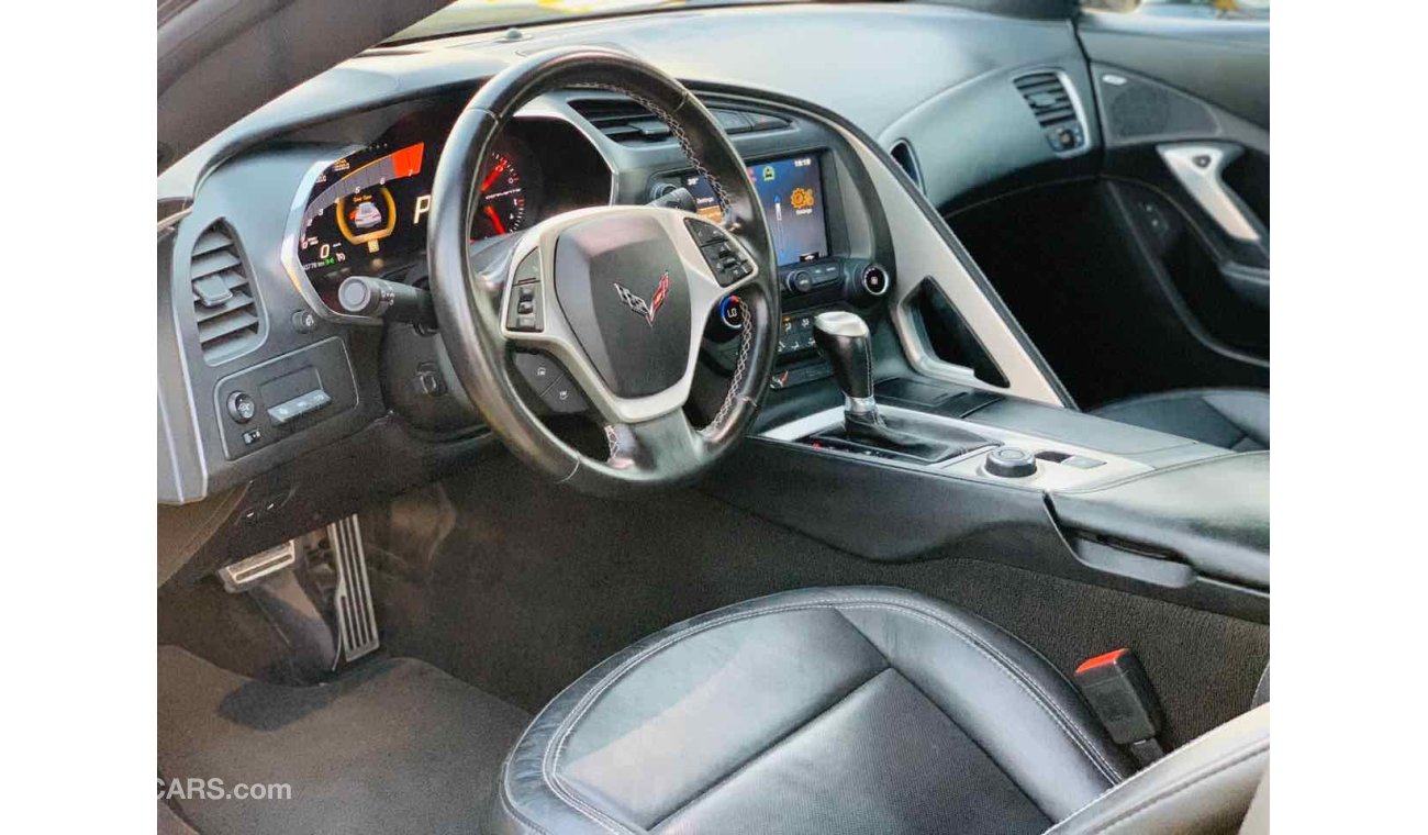 Chevrolet Corvette شيفروليه كورفتC7 موديل 2014 خليجي بدون حوادث