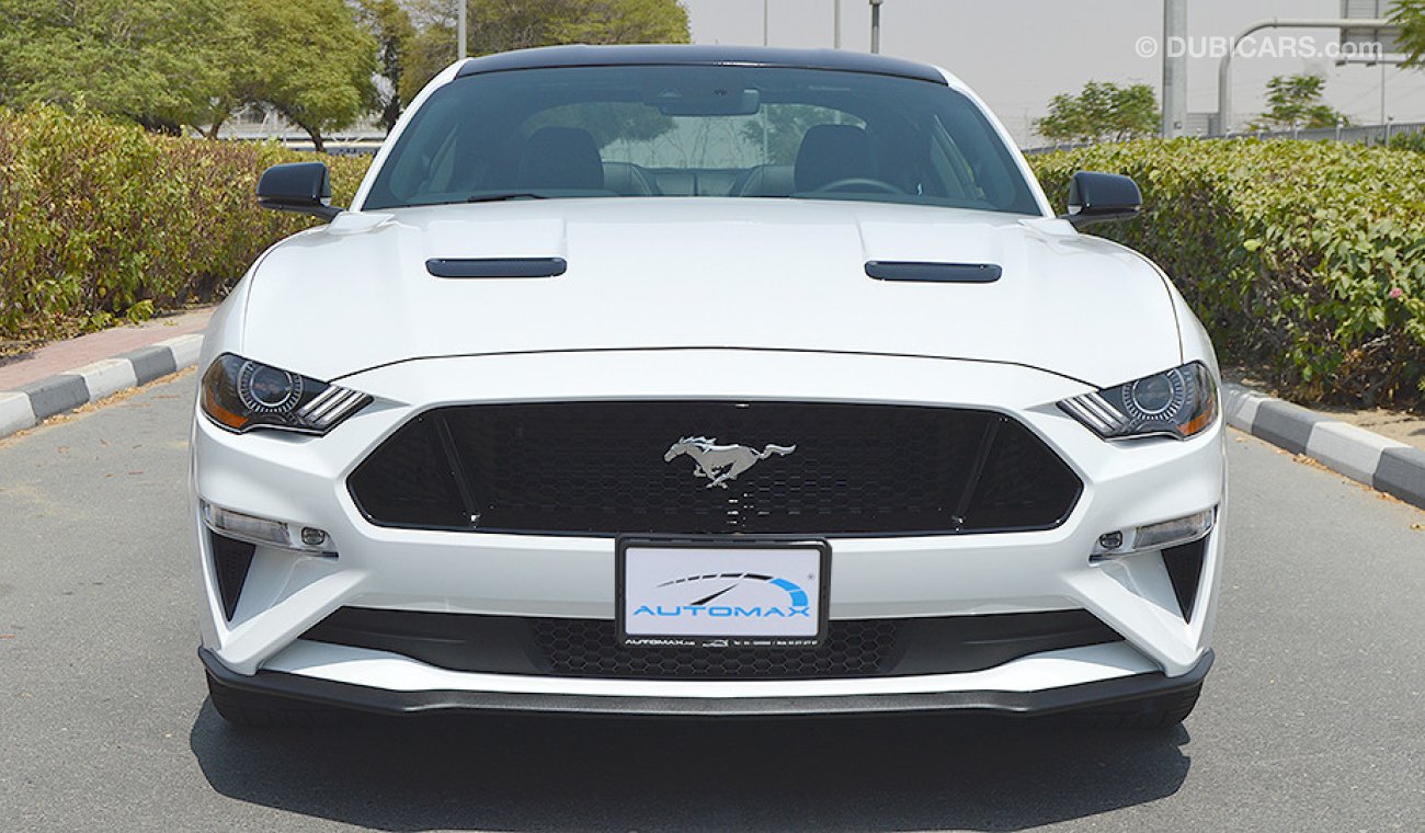 Ford Mustang 2018 GT Premium, 5.0L V8 GCC, 460hp, 0km w/ 3 Years or 100K km Warranty + 60K km Service at Al Tayer