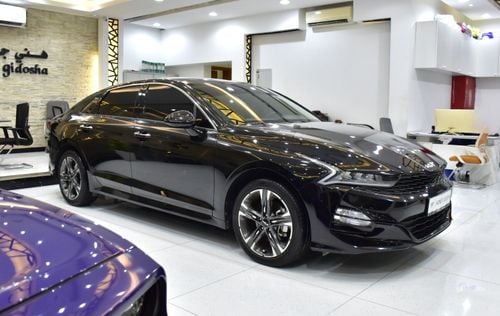 Kia K5 EXCELLENT DEAL for our KIA K5 ( 2023 Model ) in Black Color GCC Specs