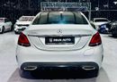 Mercedes-Benz C 300 AMG Pack 2.0L 2020 Mercedes-Benz C300e AMG Line with Full Gargash Service History