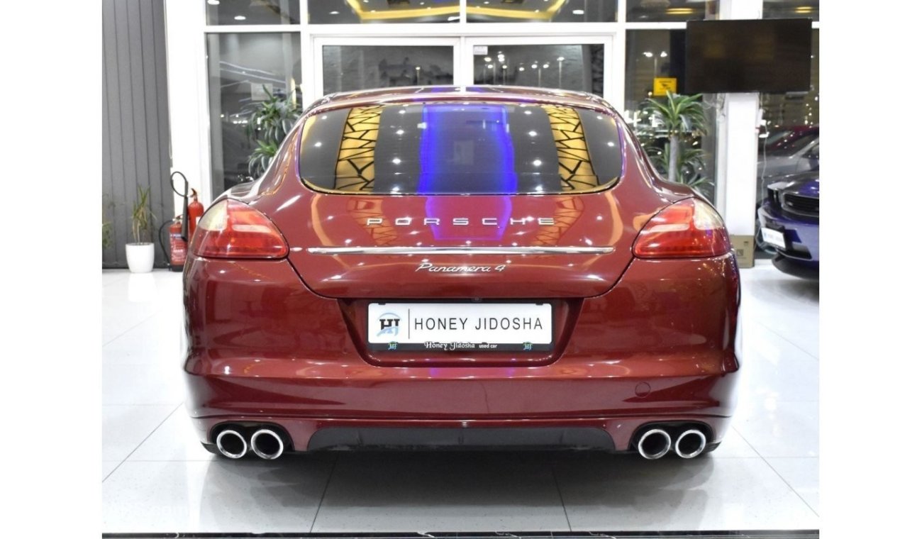 Porsche Panamera EXCELLENT DEAL for our Porsche Panamera 4 ( 2012 Model ) in Red Color GCC Specs