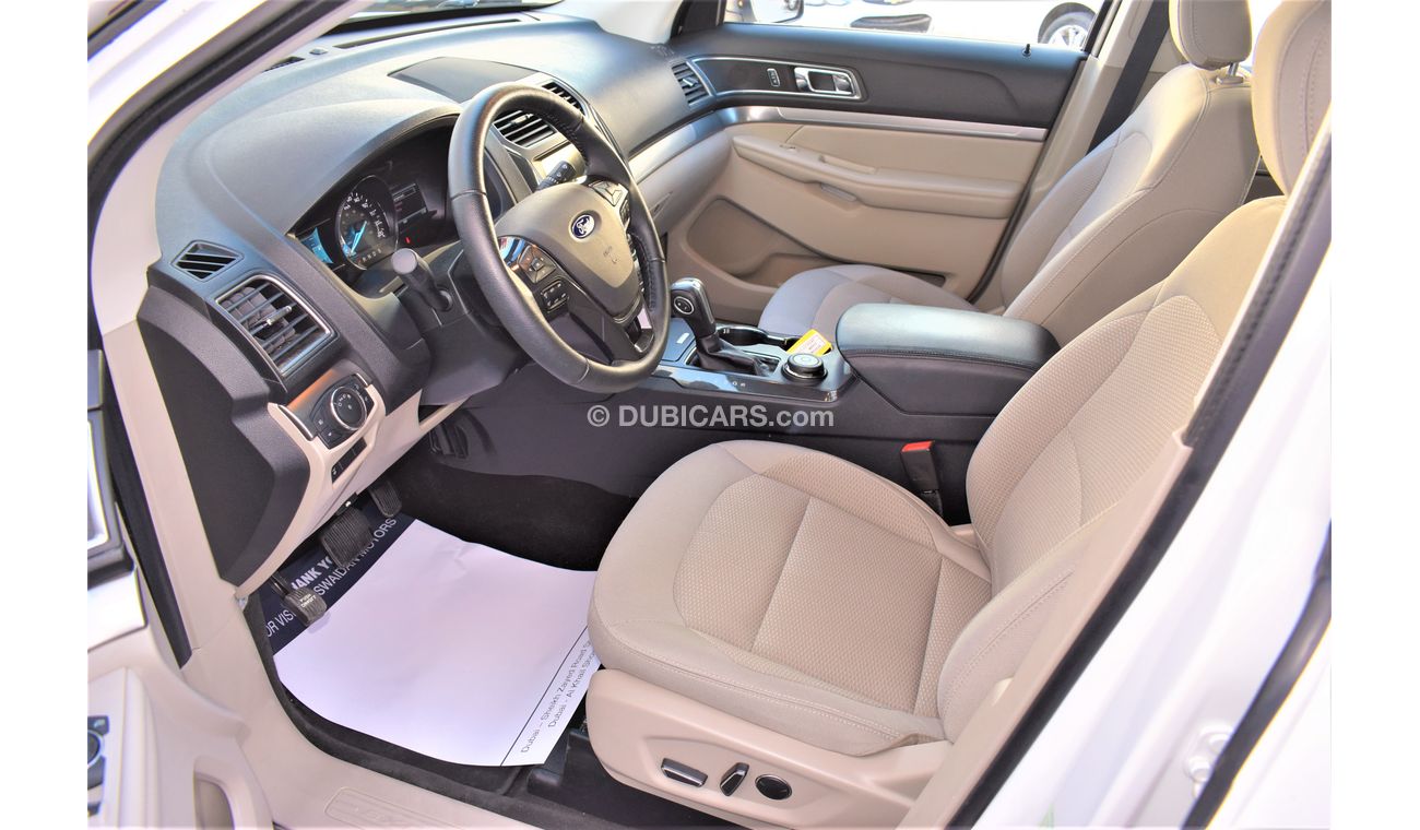 Ford Explorer 3.5L XLT V6 AWD 2018 GCC DEALER WARRANTY