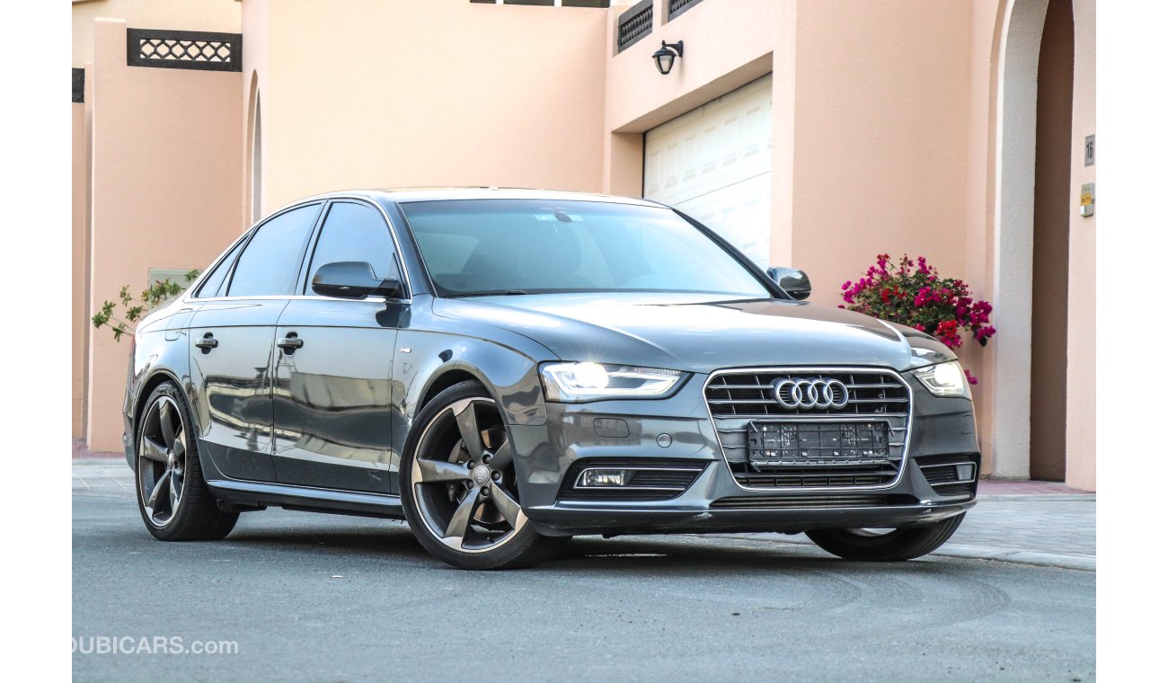 Audi A4 2.0T Quattro 2013 GCC Warranty with Zero Down-Payment