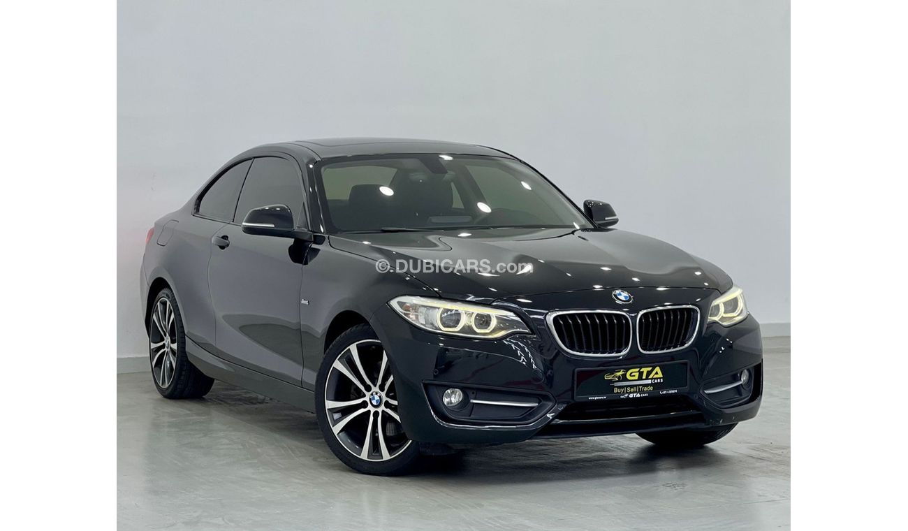 BMW 220i 2016 BMW 220i Sport Coupe ,BMW Service History, Warranty, GCC Specs