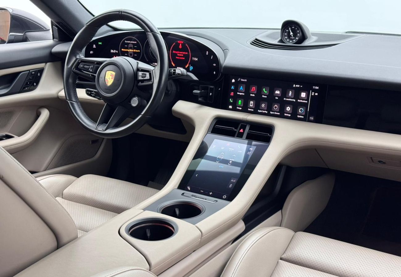 بورش تايكان 4S Cross Turismo 2021 Porsche Taycan 4S, 2026 Porsche Warranty, Porsche Service History, GCC